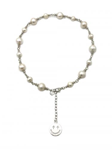 SMILE&PEARLS NECKLACE