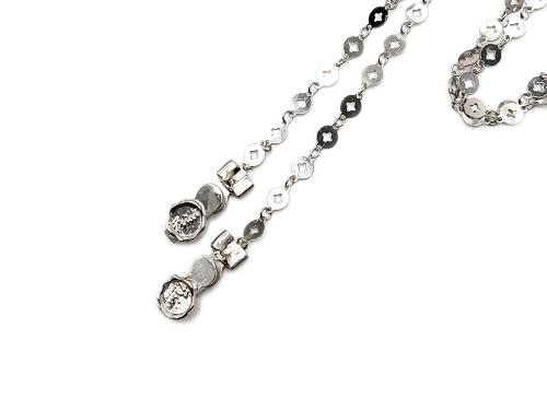 MASK TONG NECKLACE SILVER