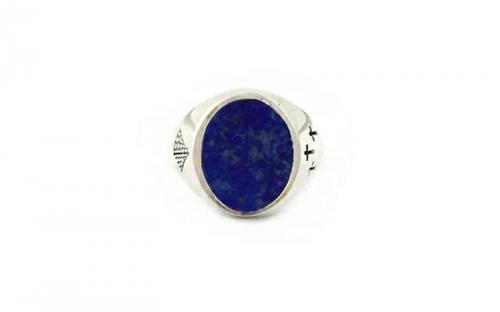 CONTACT RING 1 S  (lapis lazuli)