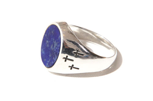 CONTACT RING 1 S  (lapis lazuli)